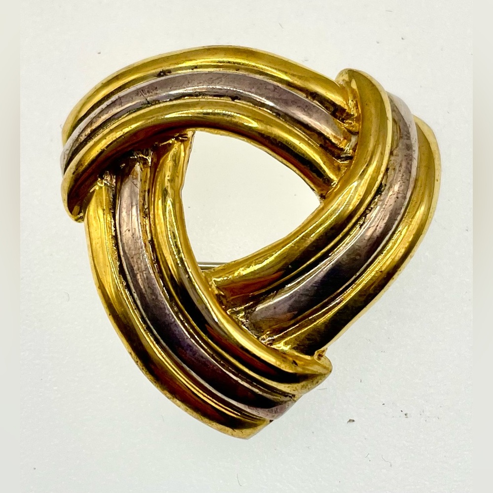 3 for $30 Vintage Gold and SilverTone Triangular Brooch Scatter Pin